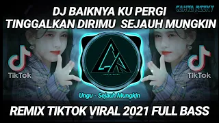 dj baiknya ku pergi tinggalkan dirimu sejauh mungkin remix tiktok viral 2021 full bass