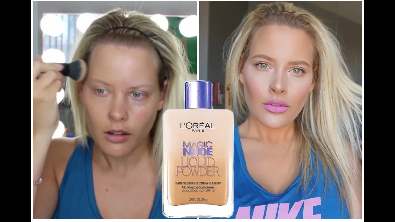 TESTING VIRAL TIK TOK MAKEUP | LOREAL INFALLIBLE POWDER FOUNDATION