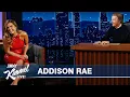 Addison Rae on Blowing Up on TikTok Friendship with Kourtney Kardashian Her Dad Tasing Himself