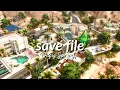 I Rebuilt Oasis Springs Here s the Tour Sims 4 Realistic Save No CC