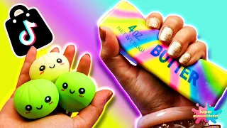 Compré Squishies y pelotas antiestrés en Tiktok Shop 🧈Supermanualidades