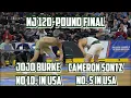 Cameron Sontz vs JoJo Burke - Full Bout NJ 120-pound State Final No 5 in USA vs No 10 in USA