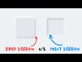 Drop Shadow VS Inset Shadow CodingTutorialsOfficial