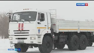 Из Омска отправили груз с гуманитарной помощью для жителей Донбасса