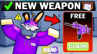 NEW WEAPON UPDATE... (Roblox Rivals News)