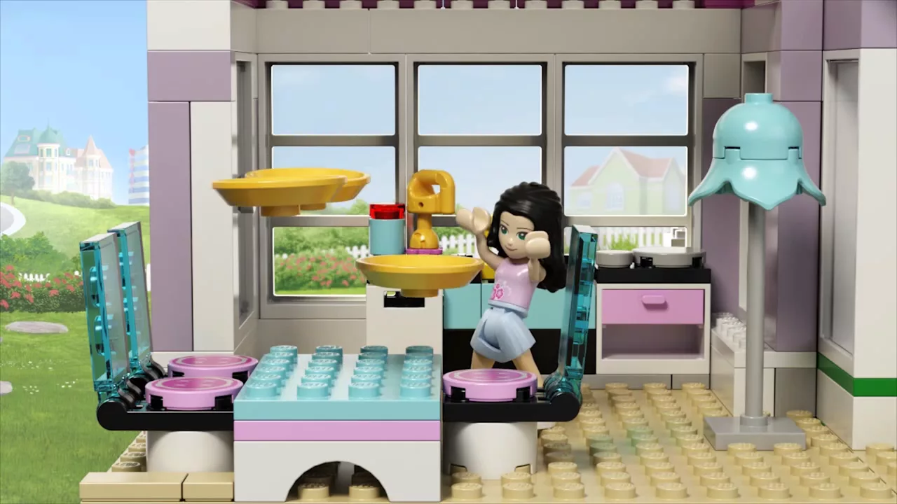 Scary Ghost in Olivia's house - Lego Friends funny story for kids