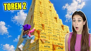 ALS IK DEZE TOREN HAAL, MAG IK EEN MYSTERY SQUISHIE OPENEN! - ASMR TOWER 2 op ROBLOX