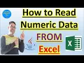 How to Read Numeric Data From Excel Pradeep Nailwal