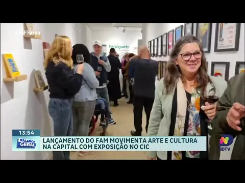 Lançamento do FAM 2024: Festival de Cinema e Exposição no CIC em Florianópolis