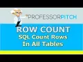 SQL Table Row Count