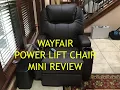 Wayfair 32 5 Inch Wide Power Lift Assist Chair - Home Theater Recliner with Massager