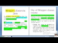 Java Programming Wrapper Class Call By Value String Class