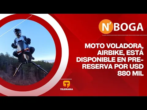 Moto voladora, Airbike, está disponible en pre-reserva por usd 880 mil