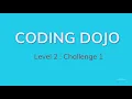 Coding Dojo - Level 2 Challenge 1 TAGLISH
