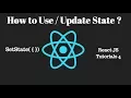 How to use update State in react js state in react js ReactJs tutorials 4