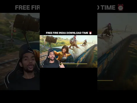 FREE FIRE INDIA DOWNLOAD TIME ⏰ #freefireindia #shorts