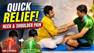 Neck & Shoulder Pain का Quick Relief | Yoga से दर्द और Stiffness कम करें