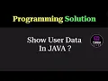 Java Program to Print Name Age and Hobby Programming Question Tukka Learn