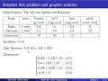 V2-01 Linear Programming diet problem and graphic solutions