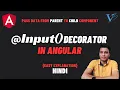 Input in Angular Passing data from Parent to Child in Angular Angular Hindi Tutorial
