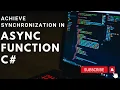 C Programming Basics Limiting Concurrent Tasks - Semaphoreslim