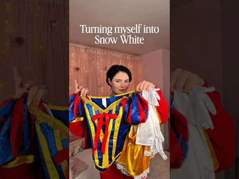 Turning myself into Snow White for Halloween! ❤️ #foryou #costume #cosplay