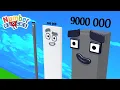 Numberblocks Comparison 9 90 900 9000 90000 900000 to 9 Million Numberblocks Standing Tall