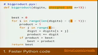 A Cython Walkthrough
