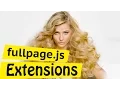 fullpage js Extensions