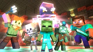 trapped in trial chambers breeze vs bogged baby zombie alex and steve minecraft animation movie 