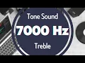 Download Lagu 7000 Hz High-Frequency Sound. Tone Audio Signal. Sine Waveform. Treble