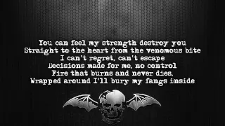 avenged sevenfold sidewinder lyrics on screen full hd 