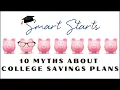 10 Myths About College Savings Plans