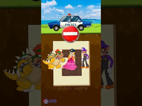 Can Princess Peach Escape Bowser's Underground Maze? 🏰🏃‍♀️💨 How She Defeated Bowser 👑 #shorts