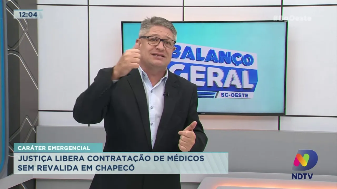 Caráter emergencial: Justiça libera contratação de médicos sem Revalida em Chapecó
