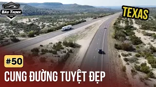 VQNM: Flycam Vinfast VF8 bon bon trên cung đường tuyệt đẹp ở Texas