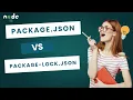 package json vs package lock json