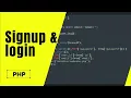 Simple Signup Login System with PHP MySQL Database Full Bangla Tutorial