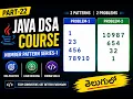 Java Number Pattern Programs in Java Problem-1 Problem-2 Number Pattern Series-1 Part-22