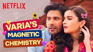 alia bhatt u0026 varun dhawan s peak chemistry moments badrinath ki dulhania u0026 hskd netflix