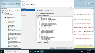 SQL Server Generate DDL Scripts Create Table Index Constraints Database Scripts Using SSMS
