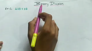 Binary Division in Hindi How to do Division of Two Binary Numbers Easy Study