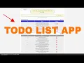 Todo List Application With PHP and Mysqli