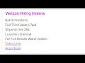 Verizon hiring interns of 2023 batch