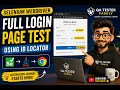 Selenium WebDriver Java Full Login Page Automation Using ID Locator Beginner Tutorial