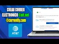 Como crear cuenta de correo Electronico AT T