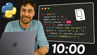 Stanford Professor Codes a Python Game in 10 Minutes