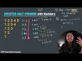How to Print Inverted Half Pyramid with Numbers in Java - Step-by-Step