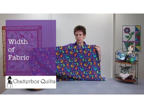 Download MP3 Beginner Quilting Information: Width of Fabric - Fabric Fundamentals Episode 3