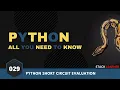 029 Python Short Circuit Evaluation Python All You Need to Know Python Bangla Tutorial